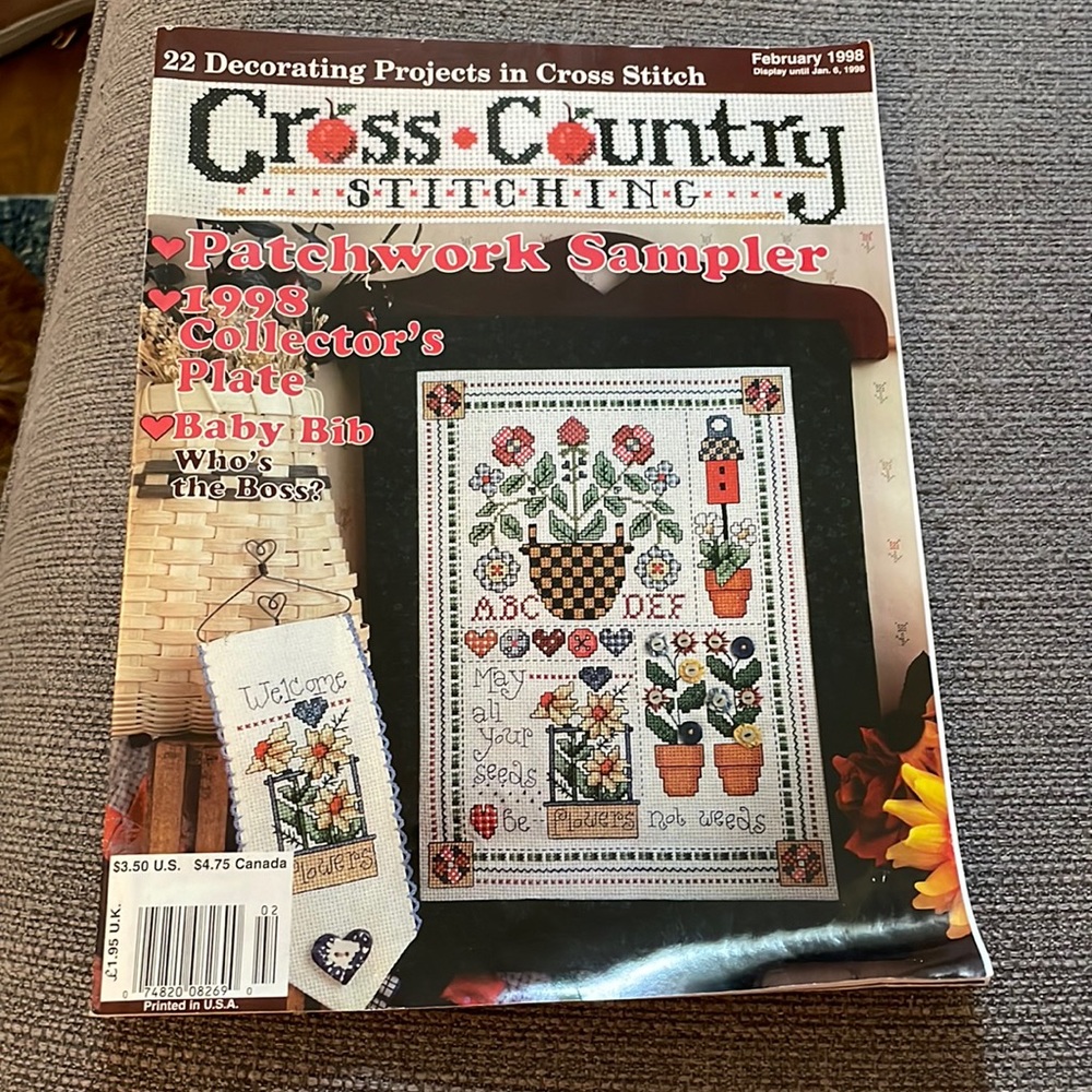 1998 cross country stitching magazine
